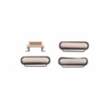 Side Keys Power Volume Mute Buttons Replacement Set for iPhone 6 Plus Gold