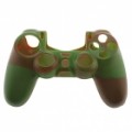 Camouflage Silicone Case For Playstation 4 Controller Green And Red
