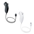 Classic Nunchuck Controller for Wii Wii U Black and White Color