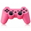 Six-Axis Dual Shock 3 Bluetooth Wireless Controller For PS3 Pink