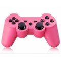 Six-Axis Dual Shock 3 Bluetooth Wireless Controller For PS3 Pink