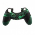 Camouflage Silicone Case For Playstation 4 Controller Black And Green